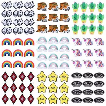 10 шт./лот, оптовая продажа, вышивка, железные нашивки для одежды, нашивки для одежды, куртки, декор, аппликация, принадлежности для шитья