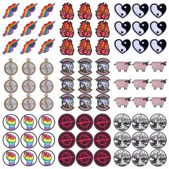 10 шт./лот, оптовая продажа, вышивка, железные нашивки для одежды, нашивки для одежды, куртки, декор, аппликация, принадлежности для шитья