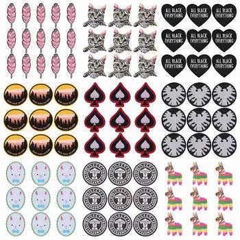 10 шт./лот, оптовая продажа, вышивка, железные нашивки для одежды, нашивки для одежды, куртки, декор, аппликация, принадлежности для шитья