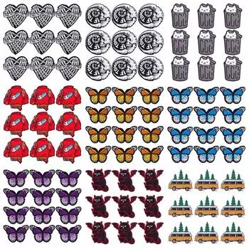 10 шт./лот, оптовая продажа, вышивка, железные нашивки для одежды, нашивки для одежды, куртки, декор, аппликация, принадлежности для шитья