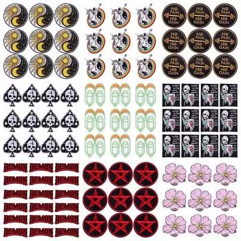 10 шт./лот, оптовая продажа, вышивка, железные нашивки для одежды, нашивки для одежды, куртки, декор, аппликация, принадлежности для шитья