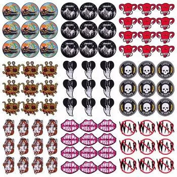 10 шт./лот, оптовая продажа, вышивка, железные нашивки для одежды, нашивки для одежды, куртки, декор, аппликация, принадлежности для шитья