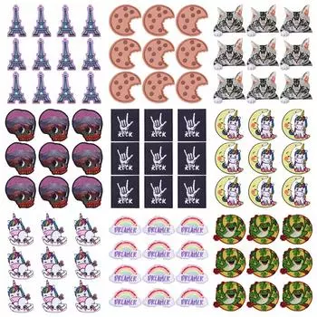 10 шт./лот, оптовая продажа, вышивка, железные нашивки для одежды, нашивки для одежды, куртки, декор, аппликация, принадлежности для шитья