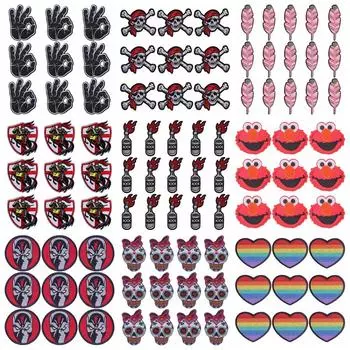 10 шт./лот, оптовая продажа, вышивка, железные нашивки для одежды, нашивки для одежды, куртки, декор, аппликация, принадлежности для шитья