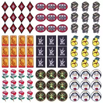 10 шт./лот, оптовая продажа, вышивка, железные нашивки для одежды, нашивки для одежды, куртки, декор, аппликация, принадлежности для шитья