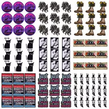 10 шт./лот, оптовая продажа, вышивка, железные нашивки для одежды, нашивки для одежды, куртки, декор, аппликация, принадлежности для шитья