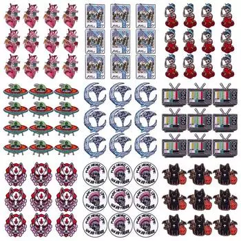 10 шт./лот, оптовая продажа, вышивка, железные нашивки для одежды, нашивки для одежды, куртки, декор, аппликация, принадлежности для шитья