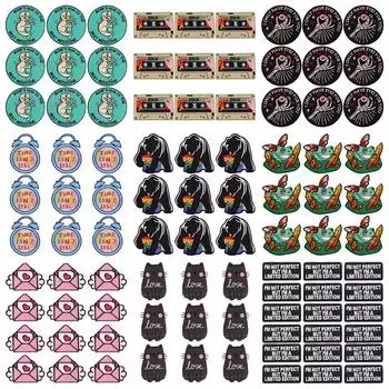 10 шт./лот, оптовая продажа, вышивка, железные нашивки для одежды, нашивки для одежды, куртки, декор, аппликация, принадлежности для шитья