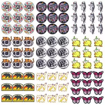 10 шт./лот, оптовая продажа, вышивка, железные нашивки для одежды, нашивки для одежды, куртки, декор, аппликация, принадлежности для шитья