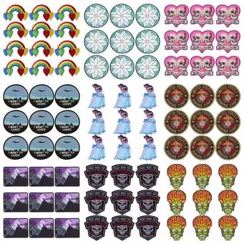 10 шт./лот, оптовая продажа, вышивка, железные нашивки для одежды, нашивки для одежды, куртки, декор, аппликация, принадлежности для шитья