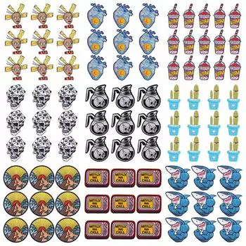 10 шт./лот, оптовая продажа, вышивка, железные нашивки для одежды, нашивки для одежды, куртки, декор, аппликация, принадлежности для шитья