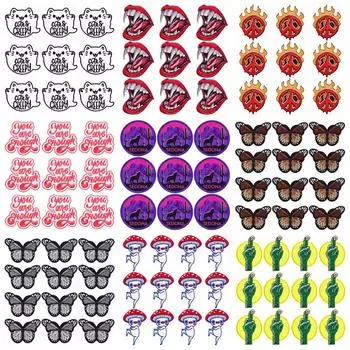 10 шт./лот, оптовая продажа, вышивка, железные нашивки для одежды, нашивки для одежды, куртки, декор, аппликация, принадлежности для шитья