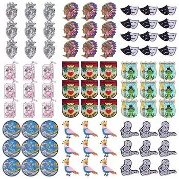 10 шт./лот, оптовая продажа, вышивка, железные нашивки для одежды, нашивки для одежды, куртки, декор, аппликация, принадлежности для шитья