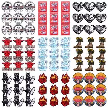 10 шт./лот, оптовая продажа, вышивка, железные нашивки для одежды, нашивки для одежды, куртки, декор, аппликация, принадлежности для шитья