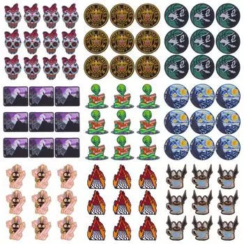 10 шт./лот, оптовая продажа, вышивка, железные нашивки для одежды, нашивки для одежды, куртки, декор, аппликация, принадлежности для шитья