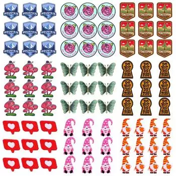 10 шт./лот, оптовая продажа, вышивка, железные нашивки для одежды, нашивки для одежды, куртки, декор, аппликация, принадлежности для шитья