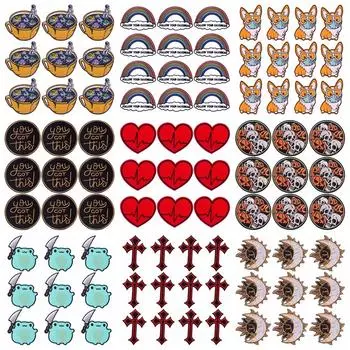 10 шт./лот, оптовая продажа, вышивка, железные нашивки для одежды, нашивки для одежды, куртки, декор, аппликация, принадлежности для шитья