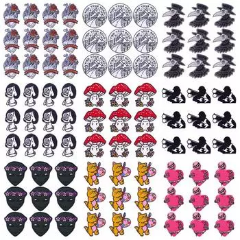 10 шт./лот, оптовая продажа, вышивка, железные нашивки для одежды, нашивки для одежды, куртки, декор, аппликация, принадлежности для шитья