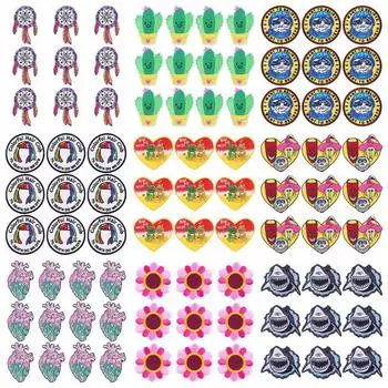 10 шт./лот, оптовая продажа, вышивка, железные нашивки для одежды, нашивки для одежды, куртки, декор, аппликация, принадлежности для шитья