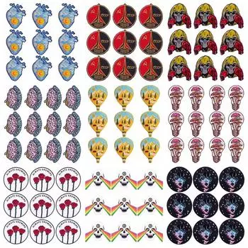 10 шт./лот, оптовая продажа, вышивка, железные нашивки для одежды, нашивки для одежды, куртки, декор, аппликация, принадлежности для шитья