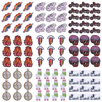 10 шт./лот, оптовая продажа, вышивка, железные нашивки для одежды, нашивки для одежды, куртки, декор, аппликация, принадлежности для шитья