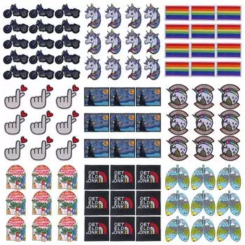 10 шт./лот, оптовая продажа, вышивка, железные нашивки для одежды, нашивки для одежды, куртки, декор, аппликация, принадлежности для шитья