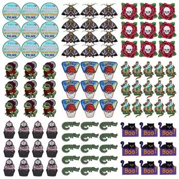 10 шт./лот, оптовая продажа, вышивка, железные нашивки для одежды, нашивки для одежды, куртки, декор, аппликация, принадлежности для шитья