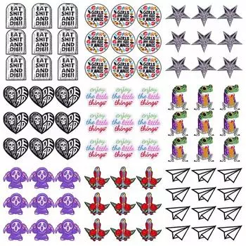 10 шт./лот, оптовая продажа, вышивка, железные нашивки для одежды, нашивки для одежды, куртки, декор, аппликация, принадлежности для шитья