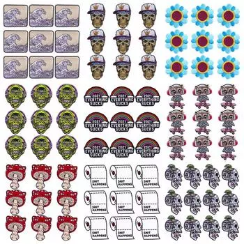 10 шт./лот, оптовая продажа, вышивка, железные нашивки для одежды, нашивки для одежды, куртки, декор, аппликация, принадлежности для шитья