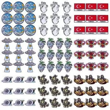 10 шт./лот, оптовая продажа, вышивка, железные нашивки для одежды, нашивки для одежды, куртки, декор, аппликация, принадлежности для шитья