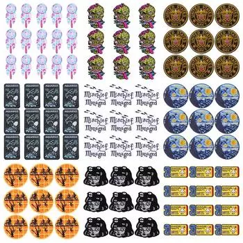 10 шт./лот, оптовая продажа, вышивка, железные нашивки для одежды, нашивки для одежды, куртки, декор, аппликация, принадлежности для шитья