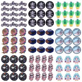 10 шт./лот, оптовая продажа, вышивка, железные нашивки для одежды, нашивки для одежды, куртки, декор, аппликация, принадлежности для шитья