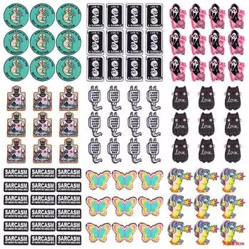 10 шт./лот, оптовая продажа, вышивка, железные нашивки для одежды, нашивки для одежды, куртки, декор, аппликация, принадлежности для шитья