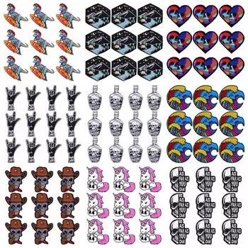 10 шт./лот, оптовая продажа, вышивка, железные нашивки для одежды, нашивки для одежды, куртки, декор, аппликация, принадлежности для шитья