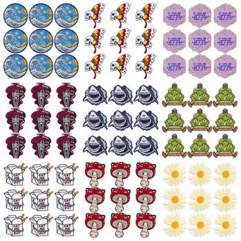 10 шт./лот, оптовая продажа, вышивка, железные нашивки для одежды, нашивки для одежды, куртки, декор, аппликация, принадлежности для шитья