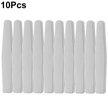 10 шт./лот пилочка для ногтей инструменты двухсторонние цветные пилочки для ногтей моющиеся пилочки для ногтей пилочки для полировки ногтей серый