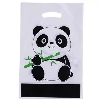 10 подарочных пакетов с пандой