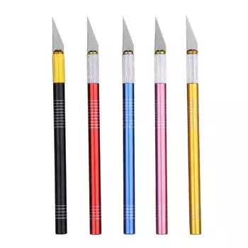 10 шт./лот прецизионный нож для хобби лезвия из нержавеющей стали DIY нож для резьбы по дереву для поделок художественные работы деревянные модели печатных плат ремонт инструменты