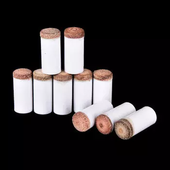 10 шт./лот, прочные принадлежности для снукера, сменный кий для бильярда, 13 мм