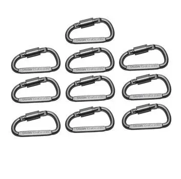 10 шт./лот, пряжка для парашютного ремешка, пряжка для альпинизма, KKDS D, пряжка, карабин