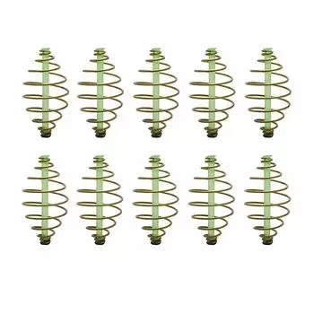 10 шт./лот, пружинная кормушка для ловли карпа, клетка для приманки для ловли карпа, свежая 3cm