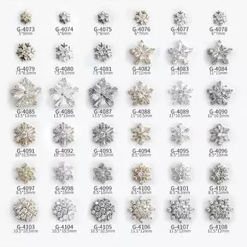 10 шт./лот рождественские снежинки циркониевые стразы маникюрные детали для дизайна ногтей ювелирные украшения аксессуары для ногтей шармы принадлежности
