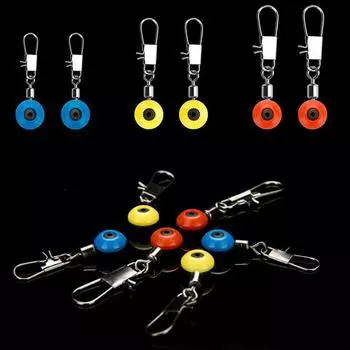 10 шт./лот рыболовные инструменты пластиковые металлические поплавки поплавковые соединители Space Beans оранжевый