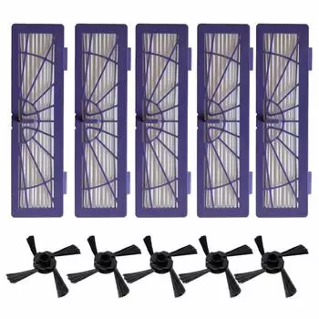 10 шт./лот, сменная боковая щетка HEPA-фильтра для Neato BotVac 70e 750 80 85, запчасти для робота-пылесоса, бесплатная доставка