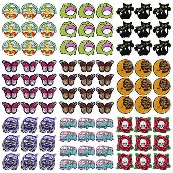 10 шт./лот, вышивка, железные нашивки для одежды, нашивки для одежды, куртки, декор, аппликация, принадлежности для шитья