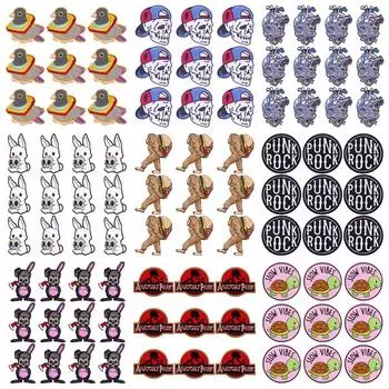 10 шт./лот, вышивка, железные нашивки для одежды, нашивки для одежды, куртки, декор, аппликация, принадлежности для шитья