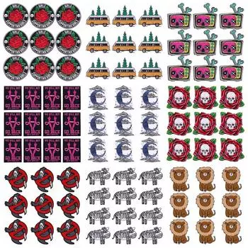 10 шт./лот, вышивка, железные нашивки для одежды, нашивки для одежды, куртки, декор, аппликация, принадлежности для шитья