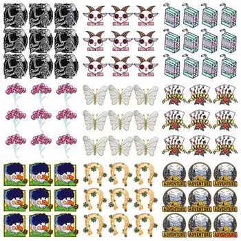 10 шт./лот, вышивка, железные нашивки для одежды, нашивки для одежды, куртки, декор, аппликация, принадлежности для шитья