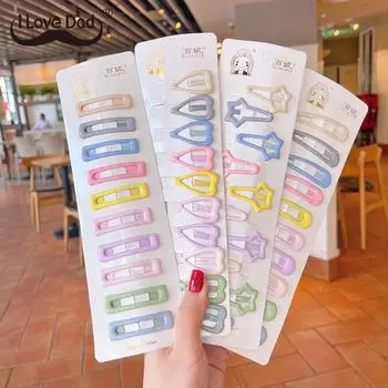 10 шт./лот заколка для волос в форме сердца со звездой для девочек мини-заколки BB заколки детские головные уборы детские аксессуары для волос подарок Style 1