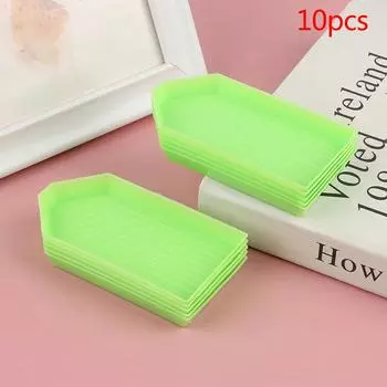 10 шт. лоток для алмазных сверл с наконечниками коробка для алмазной живописи вышитые аксессуары